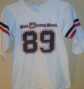 Vintage 1989 Disney World Jersey T Shirt Size Small