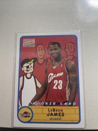 Lebron James 2003 - 04 Topps Bazooka Rookie Card Rc 276 Cavaliers