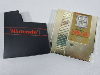 The Legend Of Zelda (nintendo Nes) Loz Gold Video Game Cart Classic Rpg Vintage