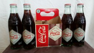 Vintage 2008 Coca Cola Circa 1900 Limited Edition 4 Pack With Carrying Case