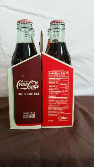 Vintage 2008 Coca Cola Circa 1900 Limited Edition 4 Pack with Carrying Case 3