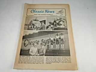 Vintage Chessie News Vol 10 9,  1972 Employee Newspaper,  C&o Railroad