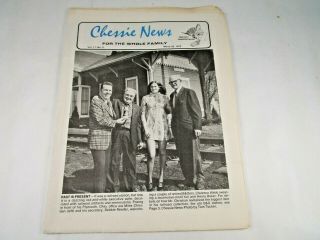 Vintage Chessie News Vol 11 3,  1973 Employee Newspaper,  C&o Railroad