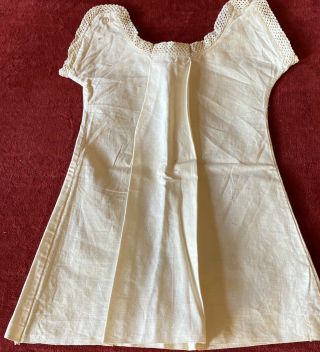 Antique Doll Cotton Chemise For French Or German Bisque Doll