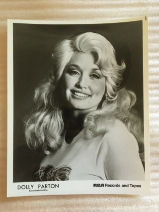 Dolly Parton Rca Records Vintage Press Headshot Photo