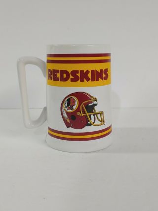 Vintage Nfl Washington Redskins Team Coffee Mug By Russ Berrie Made In Korea