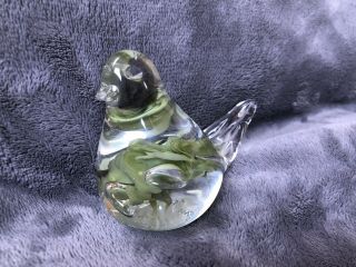 Vintage Maude And Bob St.  Claire Bird Paperweight 1983