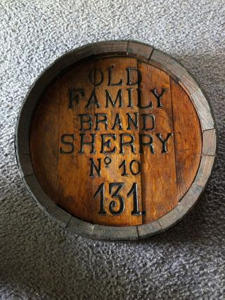 Antique Wooden Alcohol Advertising Sign