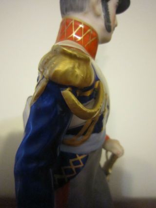 Frankenthal Wessel Porcelain Napoleon Soldier - Russian Ulan Officer 1815 5