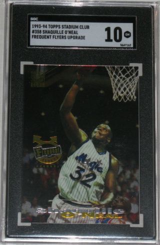 1993 Stadium Club Frequent Flyers Upgrade 358 Shaquille O 