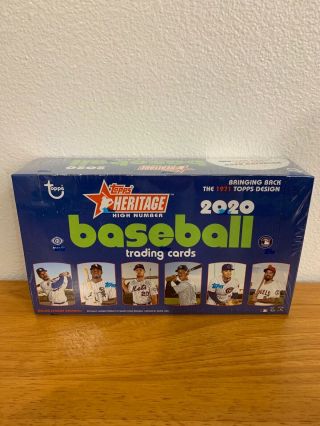 2020 Topps Heritage High Number Hobby Box Factory Baseball