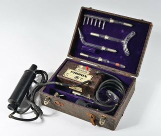 Violet Ray Generator Electric Shock Therapy Machine By Phonix (germany) - C.  1925