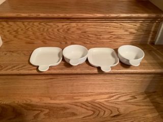 Vintage Corningware Grab It Bowls X2,  P 150 B & Grab It Plates X2 P 185 B Euc