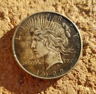(1) 1922 - Peace Silver Dollar - Us Coin Vintage Rare