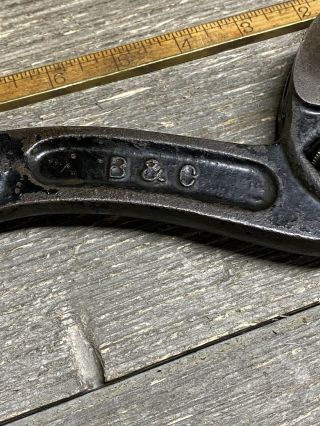 Vintage Bemis And Call 12” Curved Offset Adjustable Wrench 2