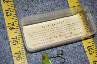 Vintage Kentucky Bait Co.  Flutter Fish Fishing Lure 2