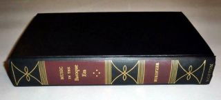 Music In The Baroque Era By Manfred F.  Bukofzer (1947,  Hardcover) Vintage