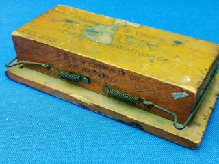 Vintage Wood Sanding Block Poughkeepsie Ny B O & D Products Patented 1907