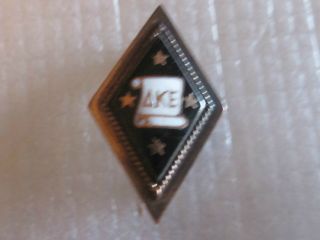 Antique Year 1900 14k Solid Gold Delta Kappa Epsilon Fraternity Pin Badge 2