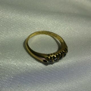 Antique Edwardian 18ct Gold Diamond Ring Size N