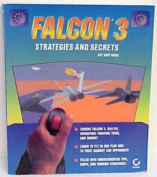 Falcon 3 Strategies And Secrets Sybex Vintage 1994 Guide Book Guy Hart - Davis