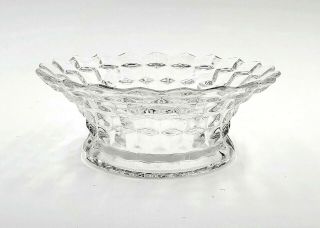 Fostoria Glass Bowl Serving Footed Vintage Round American Circa 1915 Heavy