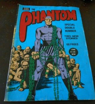 The Phantom Comic Book 825a Special Vintage 1985 Frew Publication 68 Pages