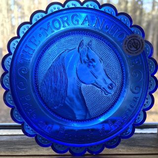 Morgan Horse Pride And Product Of America Jeanne Mellin Art Pairpoint Cup Plate