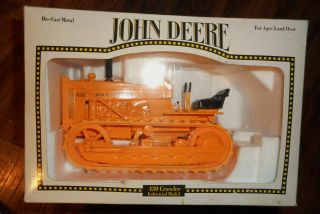 Vintage 1/16 Scale John Deere 430 Crawler Industrial Farm Tractor Ertl W/box