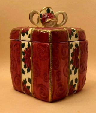 Vintage Cristmas Gift - Shaped Ceramic Cookie Jar From World Bazaar Inc.