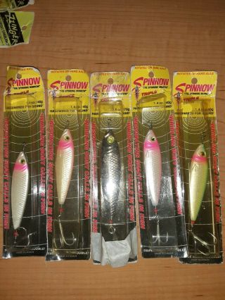 Vintage Spinnow Vertical Fishing Jigs