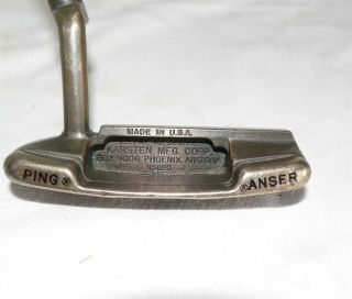 Early Vtg Ping Anser Golf Putter Phoenix Az Made