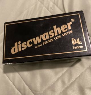 Vintage Discwasher Record Cleaning Brush And D4 Fluid