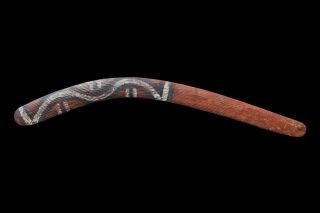Large Ceremonial Old Aboriginal Central Desert Killer Boomerang N.  T.  81cm