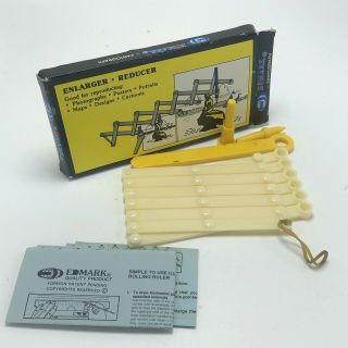 Vintage Edmark Pantograph Enlarger Reducer Box with Instructions 2