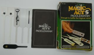 Vintage 1975 Magic Act 5 Reiss Games Paddlemania,  More Tricks