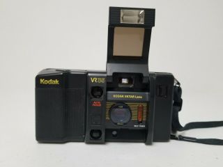 Vtg Kodak Vr35 K12 35mm Film Camera W Flash Ektar Lens F2.  8