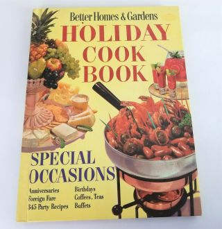 Vintage Cookbook Better Homes And Gardens Holiday 1950s Special Occasions 1959