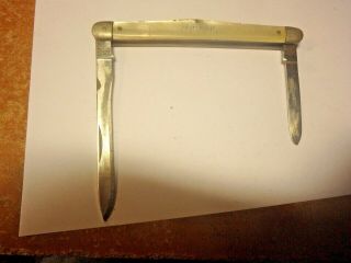 Zzz - Vintage Pocket Knife Bundle - 4 1/2 " Schrade Walden 4 1/2 " Ss5700 Adv.