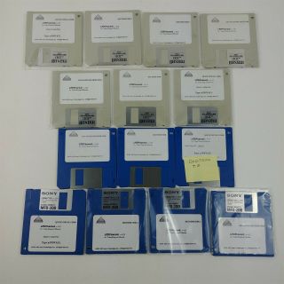 Files Floppy Disks 3.  5 " Micro Vintage Larpharaoh Token Ring Lans Ethernet