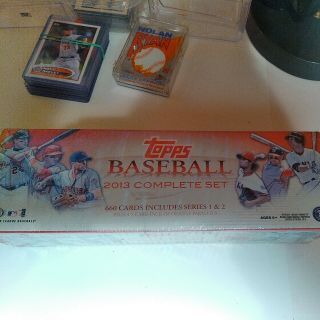 Topps 2013 Baseball Card Complete Factory Set Mike Trout,  Machado Rc
