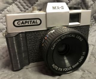Nos Capital Mx - Ii 35mm Film Camera Vintage 1980s Basic Film Photography