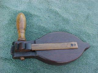 Antique Civil War Wooden Battle Rattle Alarm From Ship Water Witch