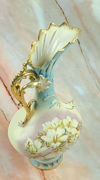 Antique Royal Wettina Porcelain Vase - Made in Austria 2