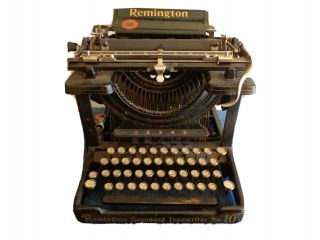 Old Vintage Antique Remington Standard Typewriter No.  10 (parts Repair Display)