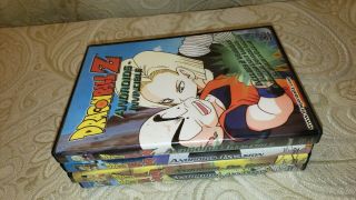 Vintage Set Of 4 Dragon Ball Z Androids Saga Set Dvds Uncut Dragonball Z Euc