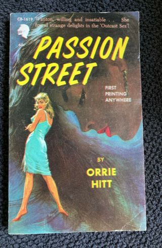 Passion Street Vintage Sleaze Paperback Mid Century Erotica