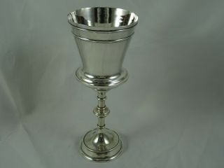 Attractive Victorian Silver Wine Goblet,  1876,  211gm - F.  Elkington