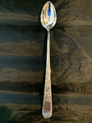 4 S.  Kirk & Son Old Maryland Engraved Sterling Silver Ice Teaspoons