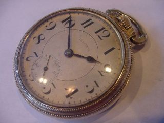 1921 16 - Size Illinois Model 7 Grade 305 Antique Pocket Watch Minty